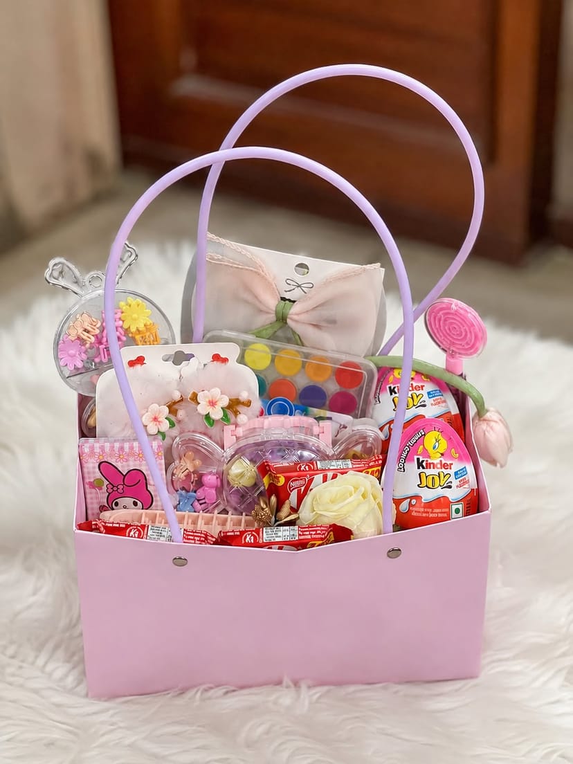 Pink Ribbon Kids Hamper - Image 1